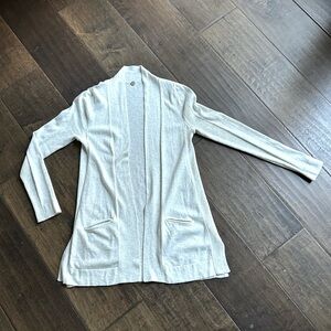 Margaret O’Leary open front cardigan sweater, Size XS